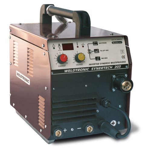 Soldadora TIG - SYNERTECH 203 - WELDTRONIC SRL - MIG-MAG / monofásica / accionamiento del hilo con 2 rodillos