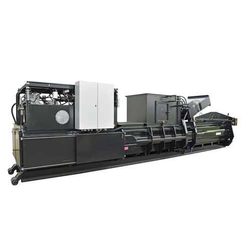 Prensa de balas para cartón - Albamat 800 V5-Z1 - abba-Pressen Vertriebs GmbH & Co KG - para papel / para plástico / de latas