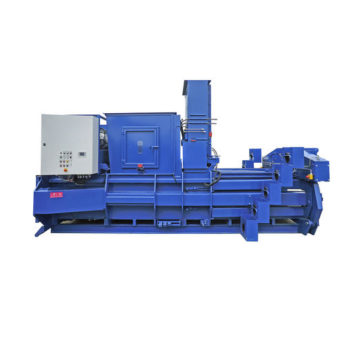 Prensa de balas para cartón - Albamat 600 V5 - abba-Pressen Vertriebs GmbH & Co KG - para papel / para plástico / horizontal
