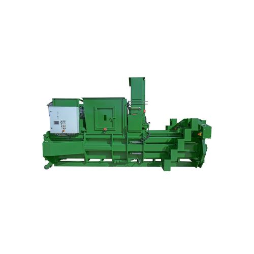Prensa de balas para cartón - Albamat 500 V5 - abba-Pressen Vertriebs GmbH & Co KG - para papel / para plástico / horizontal