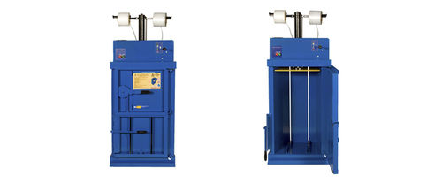 Prensa de balas para residuos - Abba 40 - abba-Pressen Vertriebs GmbH & Co KG - vertical / de carga frontal / compacta