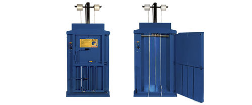 Prensa de balas para residuos - Abba 75 - abba-Pressen Vertriebs GmbH & Co KG - vertical / de carga frontal / monobloque