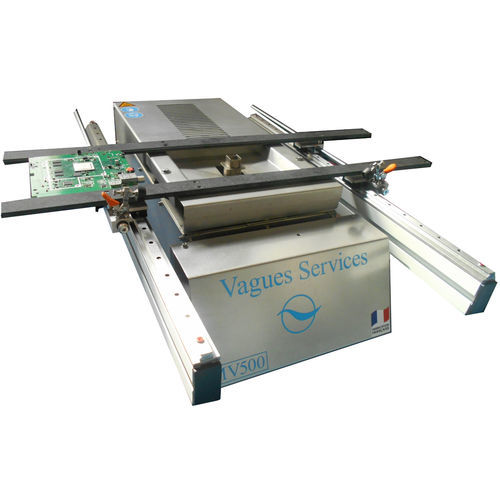 Máquina de soldadura blanda selectiva de miniola - MV 500 - VAGUES SERVICES - motorizada / para componentes electrónicos / para PCB