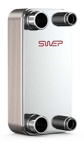 Intercambiador de calor de placas brasadas - B185 - SWEP International - líquido-gas / compacto / refrigerador de gas