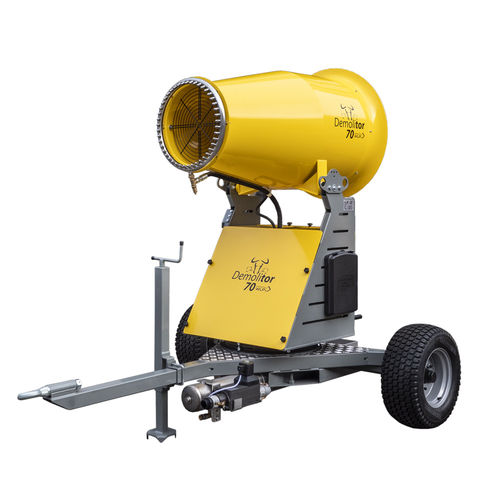 Cañón nebulizador para supresión del polvo - Demolitor 70 - WLP Systems S.r.l. - para el control de olores / para saneamiento de locales / portátil