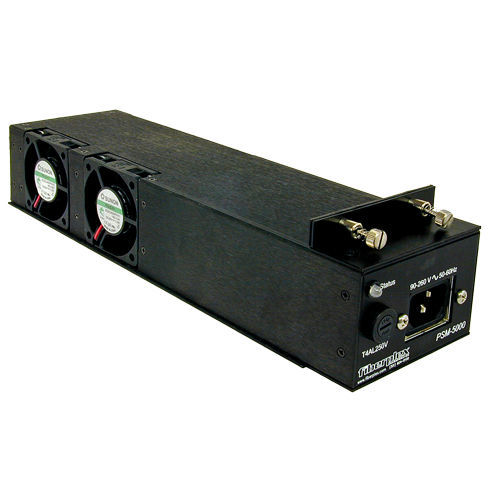 Alimentación eléctrica en bastidor - PSM-5000 - FiberPlex Technologies, LLC - AC/DC / modular