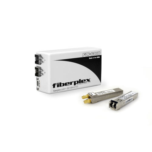 Transceptor Ethernet - FOI-6010 - FiberPlex Technologies, LLC - para fibra óptica / SFP / de alta velocidad
