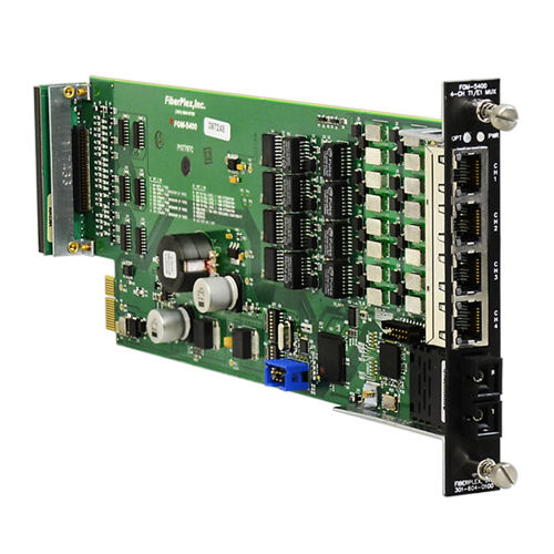 Multiplexor tarjeta - FOM-5400 - FiberPlex Technologies, LLC - multicanales / de fibras ópticas / óptico