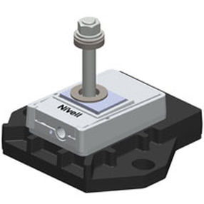Cuña de nivelación ajustable - GN35+TK8+AP10x10 - NIVELL - de varilla roscada con tornillería / de precisión