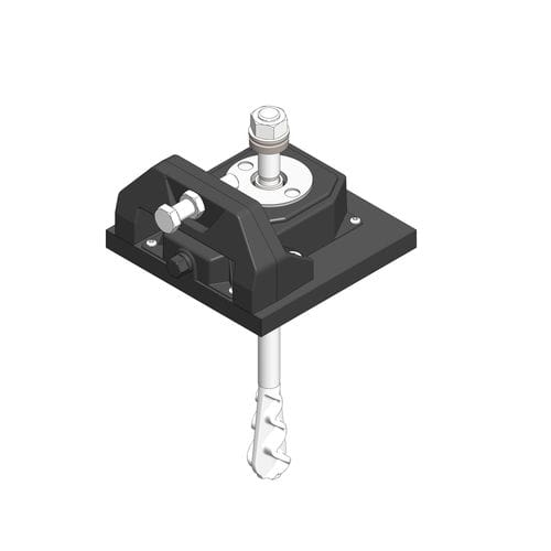 Cuña de nivelación ajustable - DK-2/10 M20 x 400 SA - NIVELL - de varilla roscada con tornillería / de precisión