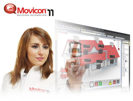 Software de gestión - Movicon BA - Progea USA - para edificios