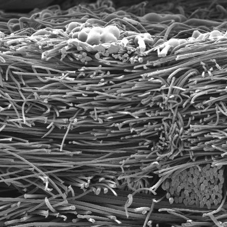 Materia filtrante de microfibra - MPS® - BWF Envirotec - de polvo