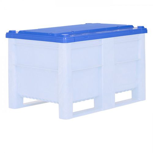 Caja-palé de plástico - D800 - MI Mailbox International GmbH - de manipulación / para productos a granel / con tapa