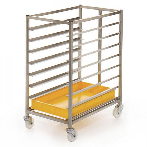 Roll-container para la industria agroalimentaria - H111 series - MI Mailbox International GmbH - 2 paneles / de metal