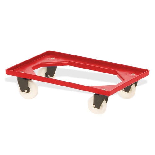 Plataforma rodante portacubetas - U106 - MI Mailbox International GmbH - de plástico