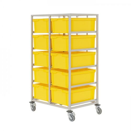 Carretilla para cubetas según norma europea - H20110 - MI Mailbox International GmbH - de transporte / de almacenamiento / de acero