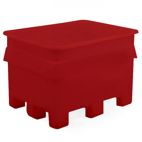 Caja-palé de polietileno - E2 - MI Mailbox International GmbH - para almacenamiento / apilable / con tapa