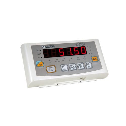 Terminal de pesaje con visualizador led - D70E - Cachapuz Bilanciai Group - empotrable / Ethernet / a distancia