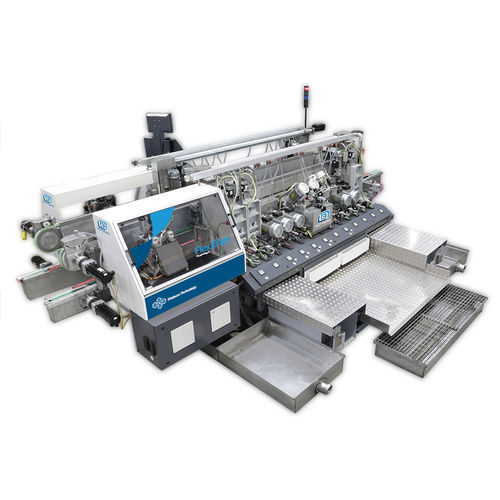Rectificadora para borde derecho - FLEX-Edge - Bottero - plana / para vidrio / automática