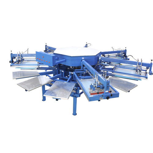 Máquina de serigrafia automática - GW-6C-14S - Dongguan Hoystar Printing Machinery Co.,Ltd - de 6 colores / para textiles / para etiquetas