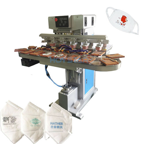 Máquina de tampografía de tintero abierto - GW-P6/C - Dongguan Hoystar Printing Machinery Co.,Ltd - semiautomática / de 6 colores / para la industria juguetera