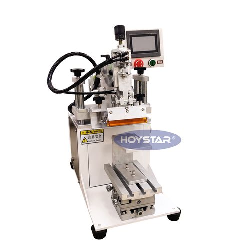 Máquina de serigrafia de sobremesa - GW-1010 - Dongguan Hoystar Printing Machinery Co.,Ltd - para etiquetas / electroneumática