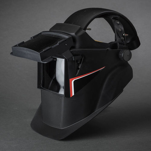 Máscara de soldadura con respirador - Maskilo M10 Air - Evermatic Oy - auto-oscureciente / EN 379 / contra la radiación UV