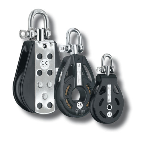Polea de elevación pivotante - EN13157, 4kN - 22.5kN - Harken Industrial - para cable / con grillete