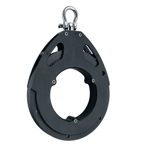 Polea de elevación pivotante - Max. 2268 kg | C6989 - Harken Industrial - para cable submarino / con grillete