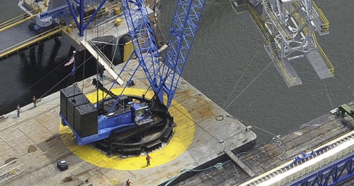 Grúa con orugas - 4100 SII - Lampson crane - de mástil / hidráulica