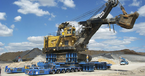 Plataforma de carga - Lampson crane - móvil / para equipo pesado / portaoperador