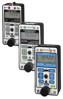 Calibrador de temperatura - 222A, 322, 422  - ALTEK Industries Corp - para termopar / portátil