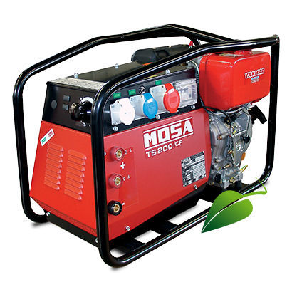 Generador de soldadura trifásico - TS 200 DES/CF - MOSA - monofásico