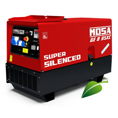 Grupo electrógeno diésel - GE 8 YSXC - MOSA - monofásico / estacionario / 50 Hz