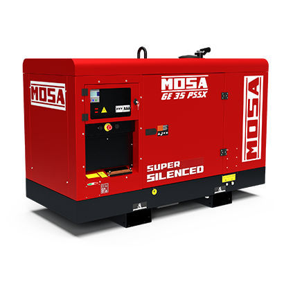 Grupo electrógeno diésel - GE 35 PS SX - MOSA - trifásico / monofásico / estacionario