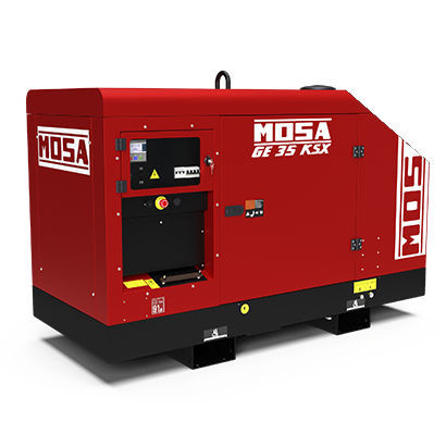 Grupo electrógeno diésel - GE 35 KSX - MOSA - trifásico / monofásico / estacionario