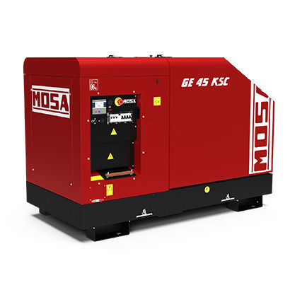 Grupo electrógeno diésel - GE 45 KSC - MOSA - trifásico / monofásico / estacionario