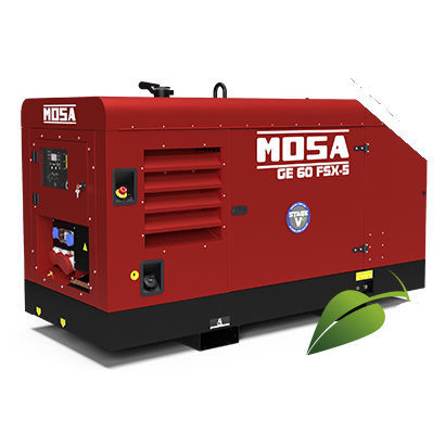 Grupo electrógeno diésel - GE 60 FSX-5 - MOSA - trifásico / estacionario / 50 Hz