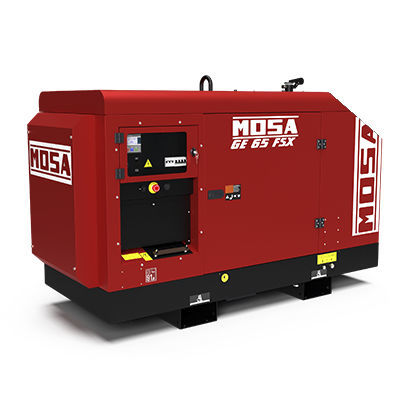 Grupo electrógeno diésel - GE 65 FSX - MOSA - trifásico / monofásico / estacionario