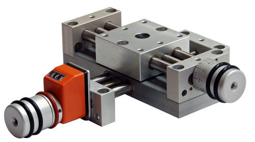 Mesa de posicionamiento lineal - KT4808-L-PA-PT4808-SKL - MM Engineering GmbH - manual / 2 ejes / con indicador de posición