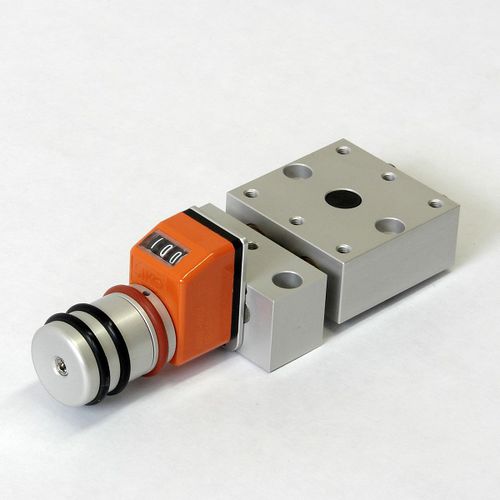 Mesa de posicionamiento lineal - PT1408-PA / PT2512-PA - MM Engineering GmbH - manual / de un eje / con indicador de posición