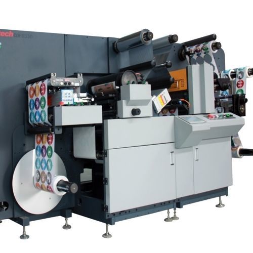 Máquina de corte de cuchilla afilada - TECTUPRINT - para etiquetas / de etiquetas / servoaccionada