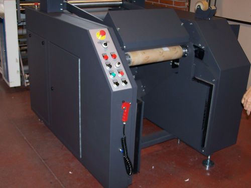 Stand desenrollador-enrollador de rollos de papel - 520 series - TECTUPRINT - totalmente automático
