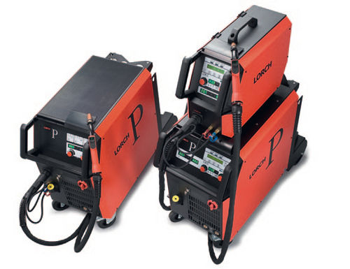 Soldadora MIG-MAG - P series - Lorch Schweißtechnik GmbH - trifásica / con pantalla integrada