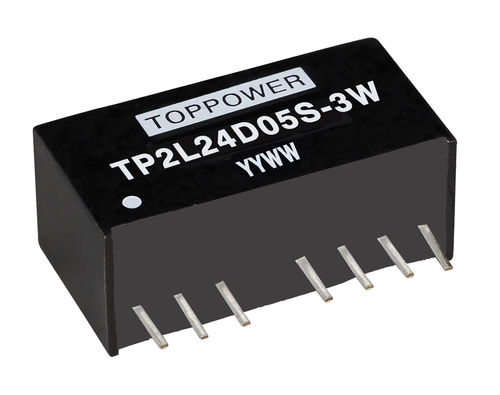 Convertidor DC/DC variación de intensidades de entrada 2:1 - TP2L-3W series - Guangzhou Top Power Electronics Technology Co.,Ltd - SIP / regulado