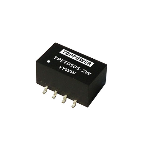 Módulo conversor DC DC no regulado - TPET-2W series - Guangzhou Top Power Electronics Technology Co.,Ltd - SMD / encapsulado / para aplicaciones de telecomunicaciones