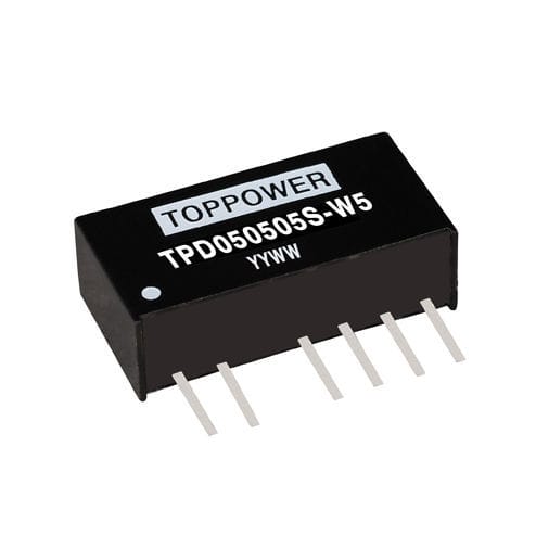 Convertidor DC/DC DIP - TPD-W5 series - Guangzhou Top Power Electronics Technology Co.,Ltd - SIP / no estabilizada
