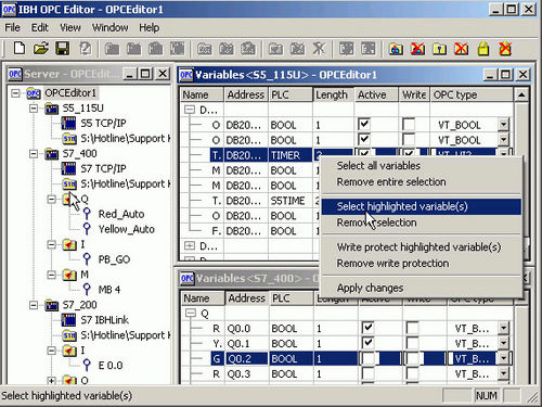 Software de visualización - IBH OPC Server  - IBH Softec - OPC / servidor OPC / configuración