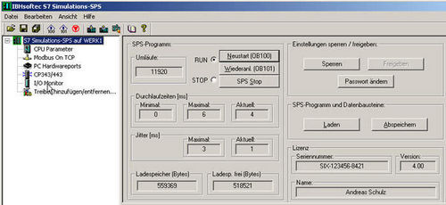 Software de simulación - S7-Simulations-SPS - IBH Softec - de visualización / de programación / OPC