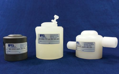 Válvula para agua - WV series - International Polymer Solutions Inc. - con control neumático / de PVC / de polipropileno